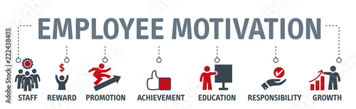 Employee motivation vector illustration business management strategy