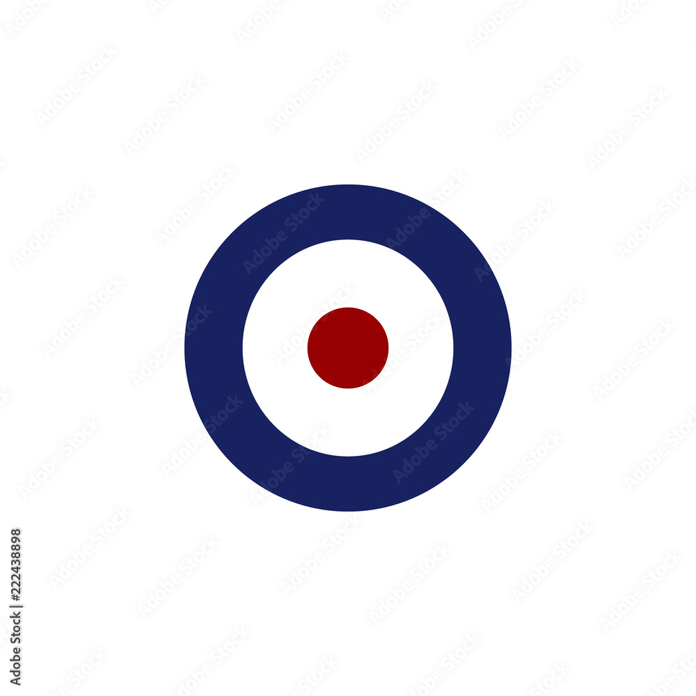 Target icon sign Target icon sign