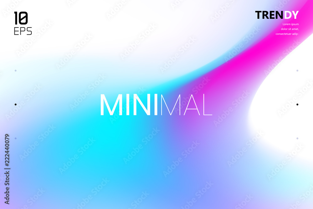 Trendy Fluid Gradient Shape Background. Abstract Watercolor Backdrop. Color Flow Design Trendy Fluid Gradient Shape Background. Abstract Watercolor Backdrop. Color Flow Design