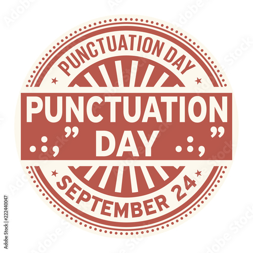 Punctuation Day, September 24