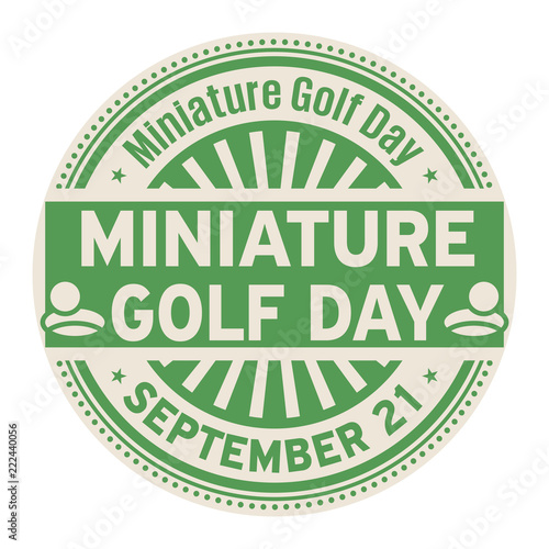 Miniature Golf Day, September 21