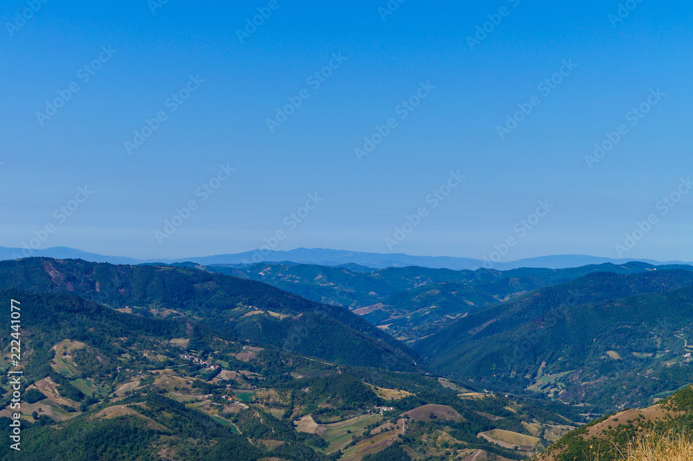 Panorama dal monte Petrano