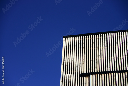 Corner of Building Against Blue Sky