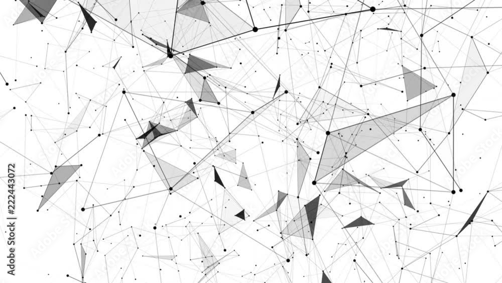 Clear figures.Abstract digital data nodes and connection paths within any type of network or system of networks. Animation for visuals, vj, light presentations or as motion background. Seamless Loop. Clear figures.Abstract digital data nodes and connection paths within any type of network or system of networks. Animation for visuals, vj, light presentations or as motion background. Seamless Loop.