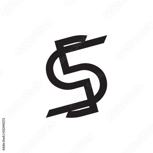 SS logo, S5 logo letter design photo