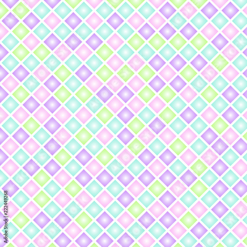 Flat geometric pattern texture. Multicolor abstract gradient background for print and textile