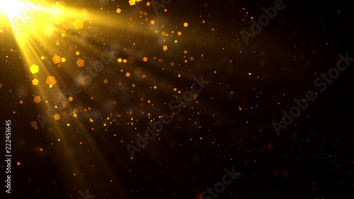Worship and Prayer based cinematic light rays background useful for divine, spiritual, fantasy concepts.