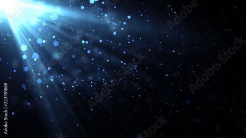 Worship and Prayer based cinematic light rays background useful for divine, spiritual, fantasy concepts.