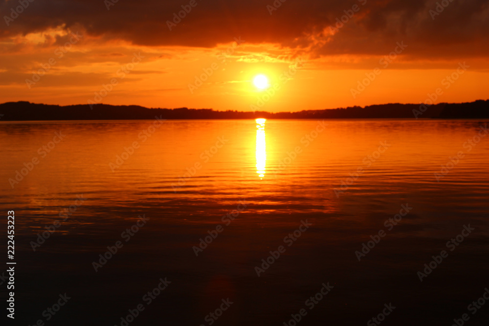 Sunset in podlachia poland Sunset in podlachia poland