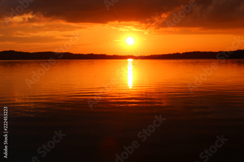 Fototapeta Naklejka Na Ścianę i Meble -  Sunset in podlachia poland