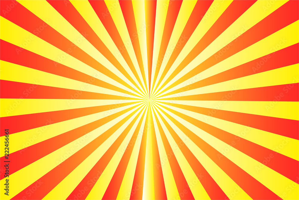 Abstract sunburst pattern, gradient red, orange, and yellow ray colors. Vector illustration, EPS10. Geometric pattern. Use as background, backdrop, image montage, mock up template in graphic design. Abstract sunburst pattern, gradient red, orange, and yellow ray colors. Vector illustration, EPS10. Geometric pattern. Use as background, backdrop, image montage, mock up template in graphic design.