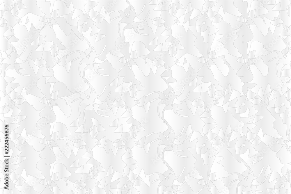 Abstract layered texture background in gradient gray (silver) colored pattern. Vector illustration, EPS 10. Useful as background, backdrop, texture in graphic design or print on wrapping paper, etc.