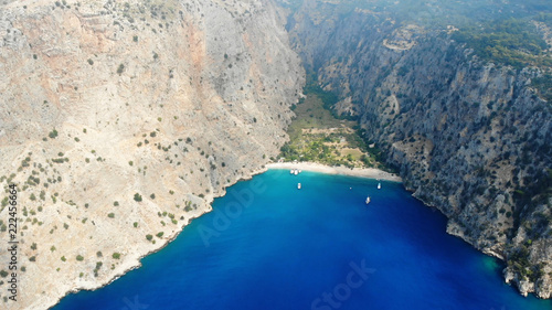 Butterfly Valley is a valley in Fethiye district of Muğla Province, southwestern Turkey, which is home to diverse butterfly species.