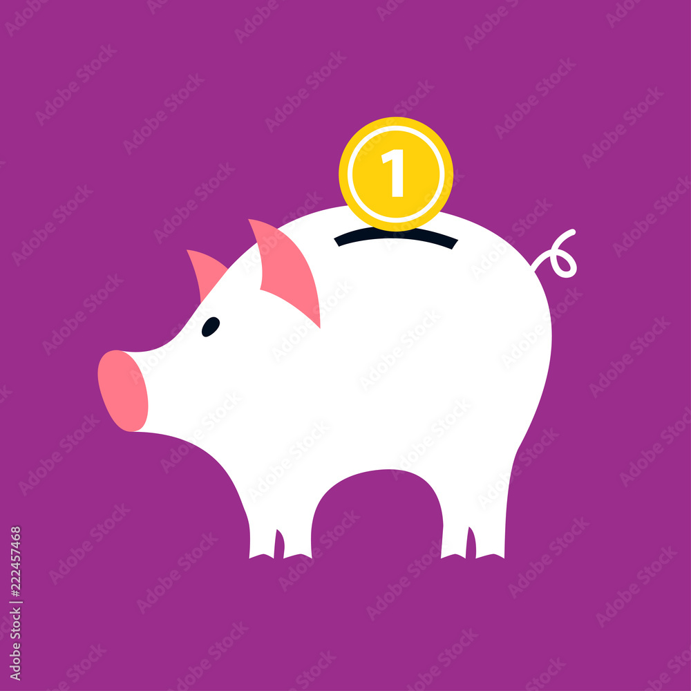 Moneybox icon. Vector illustration for your cute design. Moneybox icon. Vector illustration for your cute design.