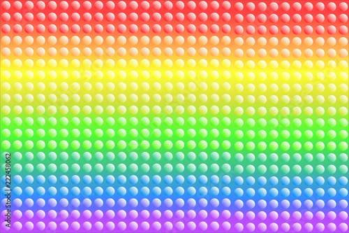 Colorful rainbow texture background of gradient colors, and dots, used LGBT pride flag colors, symbol of LGBTQ (lesbian, gay, bisexual, transgender, and questioning). Vector illustration, EPS10.