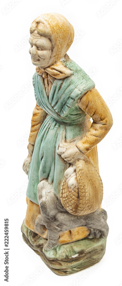 Old woman figurine