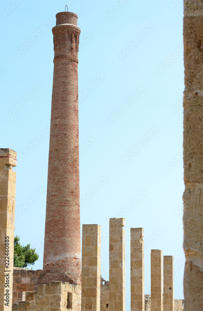 The beautiful and well preserved ruins of the 