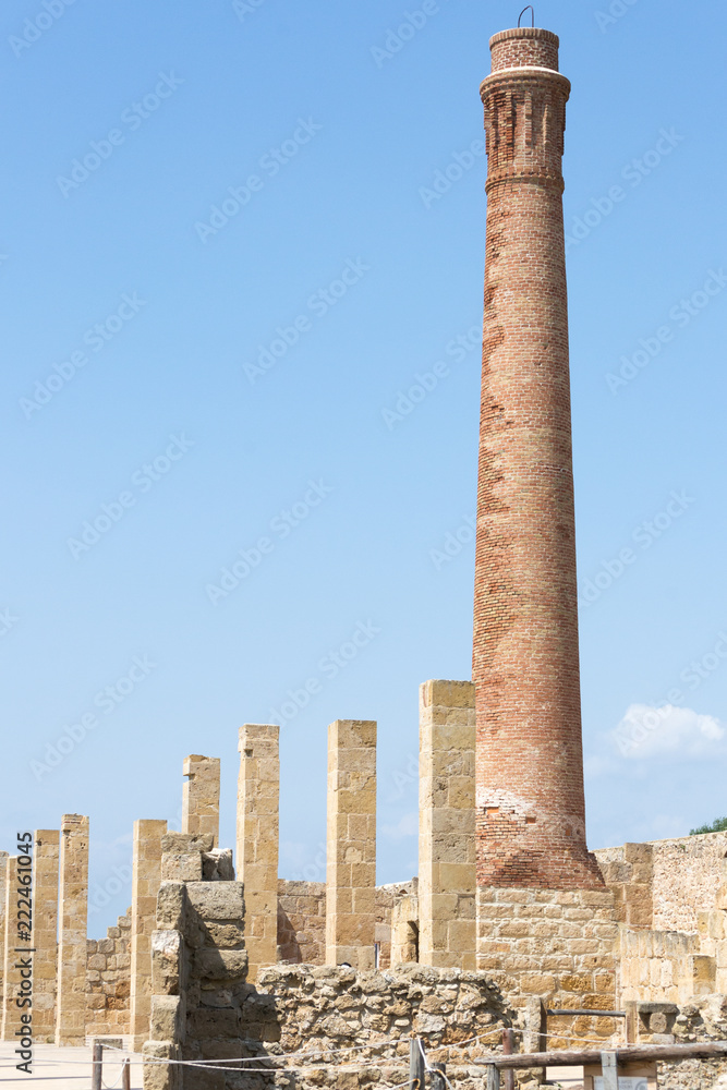 The beautiful and well preserved ruins of the 