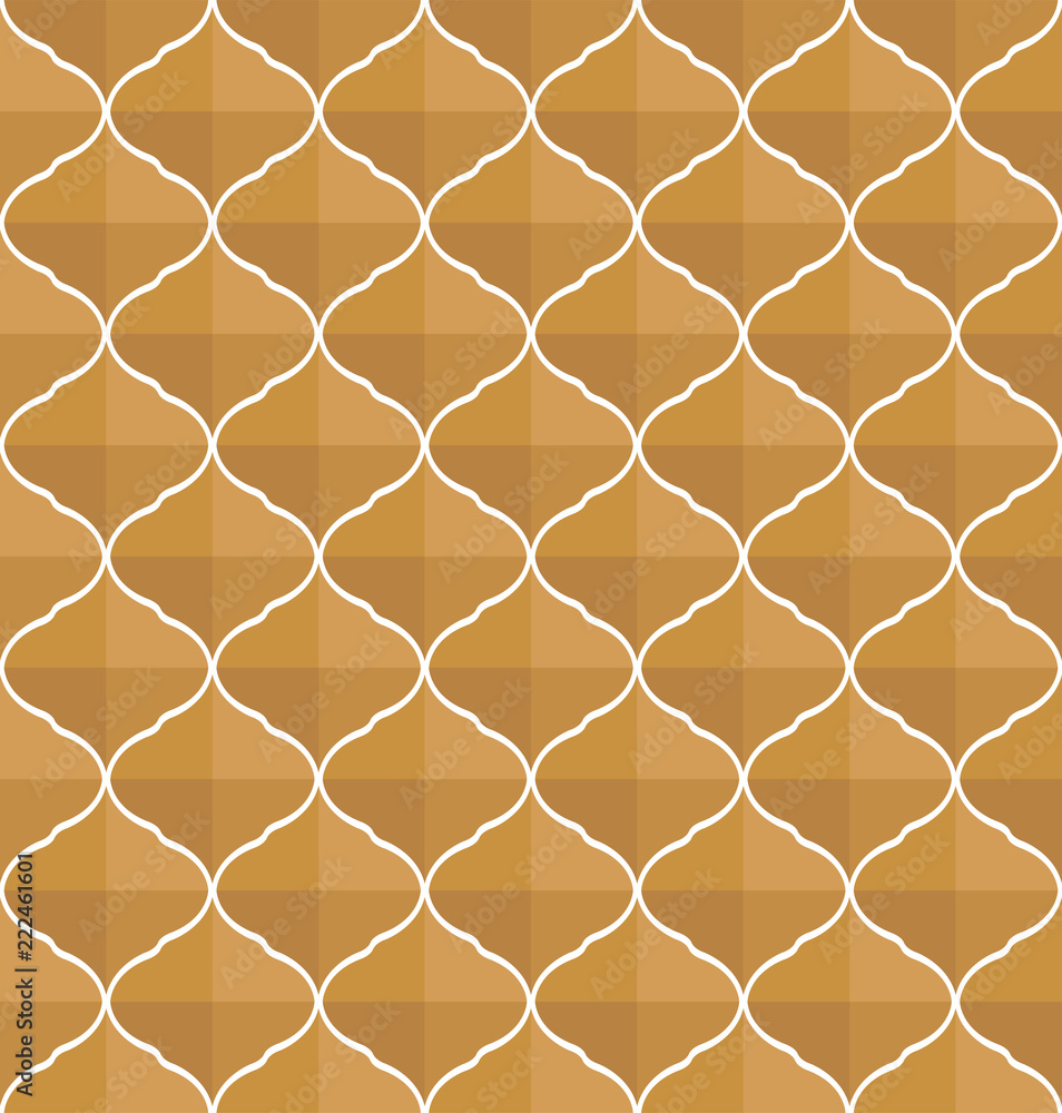 Fototapeta premium Classic art deco seamless pattern. Geometric stylish ornament. Vector antique texture.