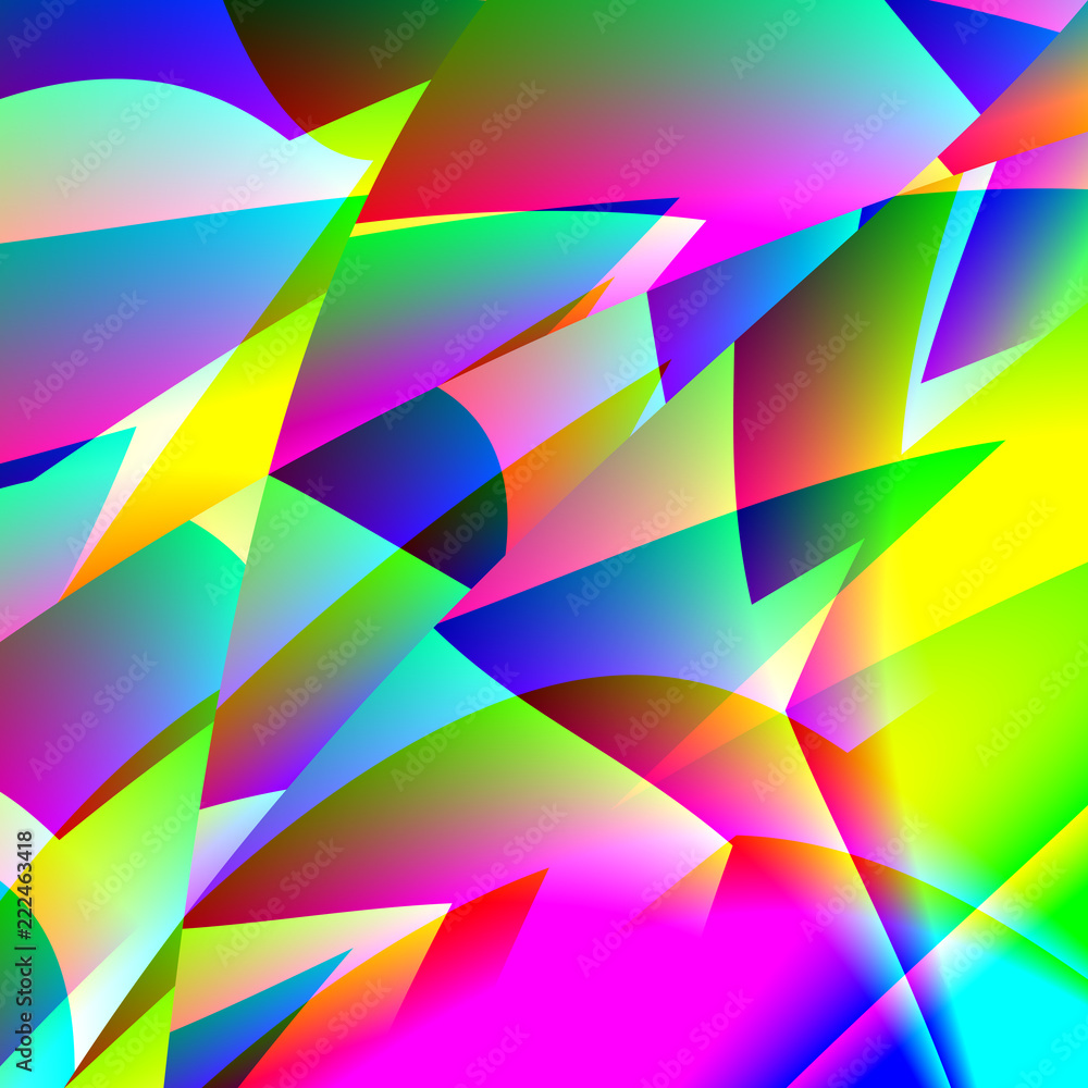 Bunte Formen und Muster Bunte Formen und Muster