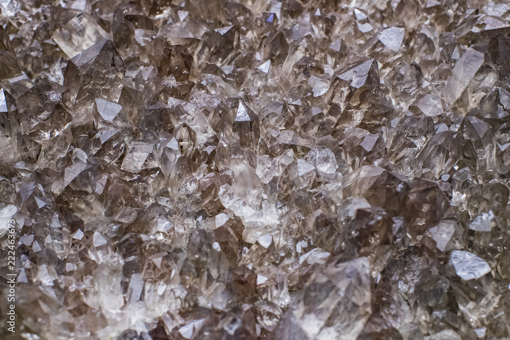 Obraz premium Background of the texture of the faces of the crystals is shot close-up.
