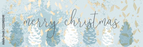 Christmas tree cone painting vector winter textures