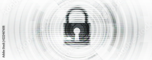 Cybersecurity and information or network protection. Future technology web services for business and internet project