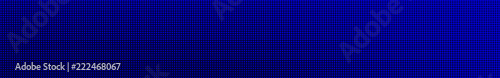 Abstract halftone gradient horizontal banner in blue colors