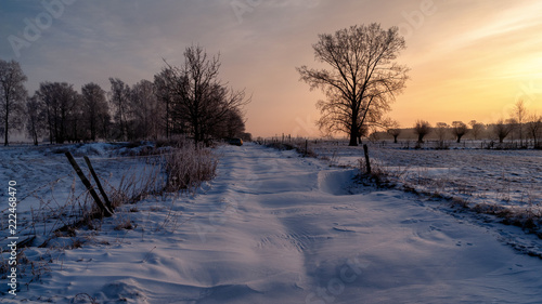Zima na Podlasiu, Polska