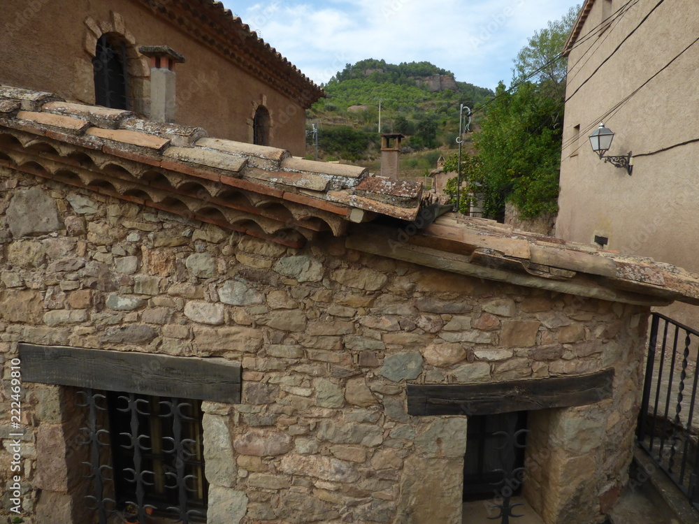 Mura,. Pueblo del Bages, cercano a Terrassa, Barcelona, Cataluña, España Mura,. Pueblo del Bages, cercano a Terrassa, Barcelona, Cataluña, España