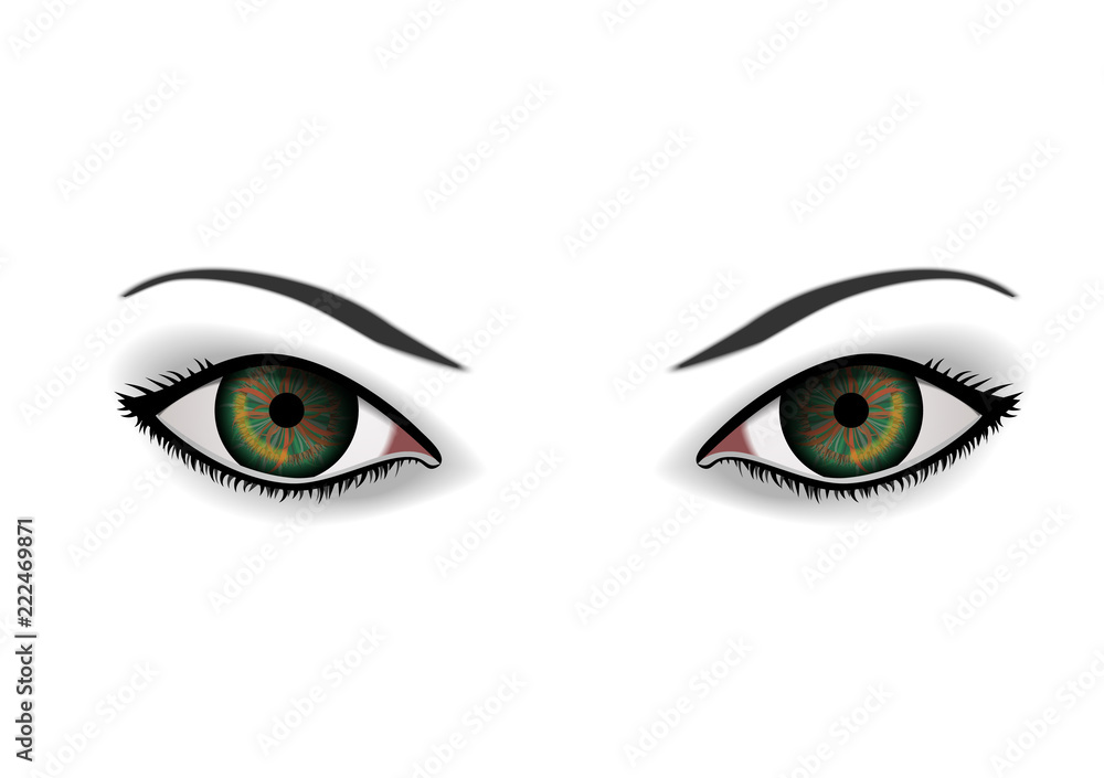 Eye icon - vector