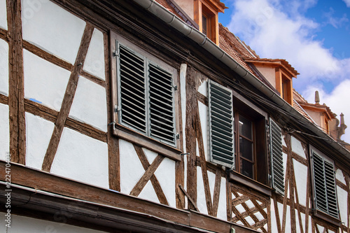 Molsheim. Maisons à colombages, Alsace. Bas-Rhin. Grand Est