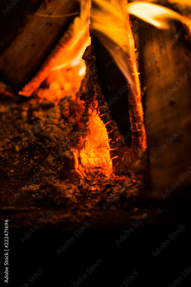 Feuerschale, Flammen
