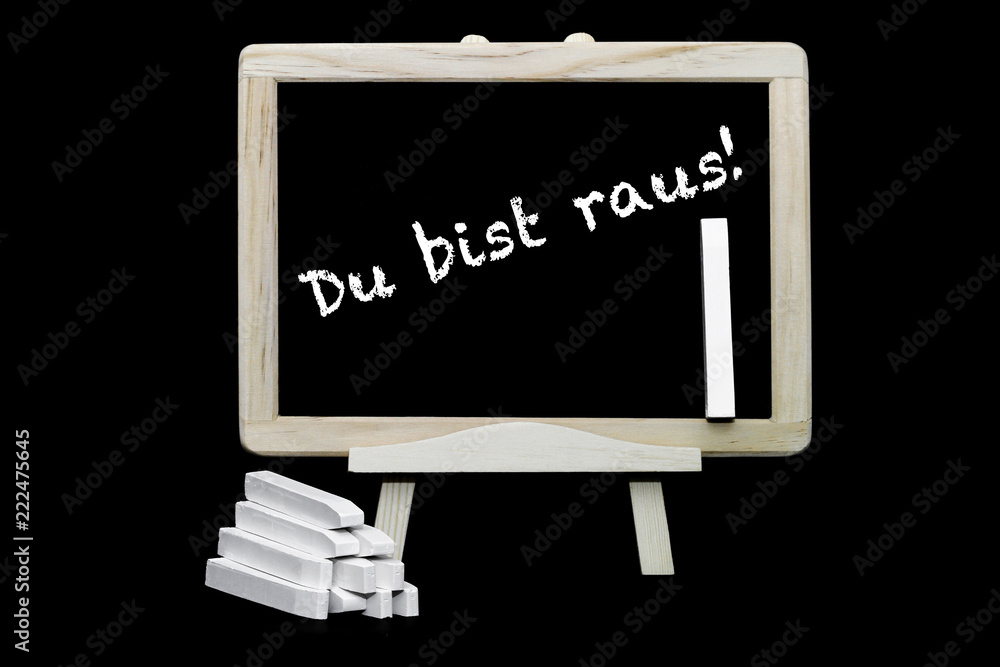 Du bist raus StockFoto Adobe Stock