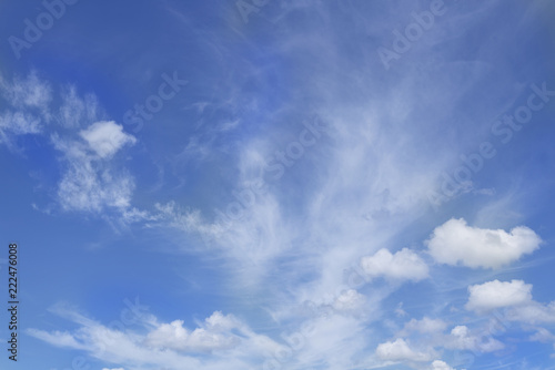 Cloud ans blue sky background