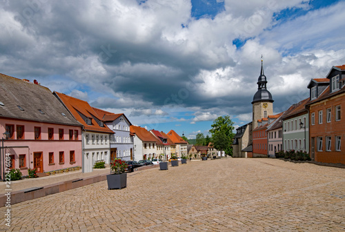 Am Alten Marktplatz von Dornburg, Dornburg-Camburg, Thüringen, Deutschland 