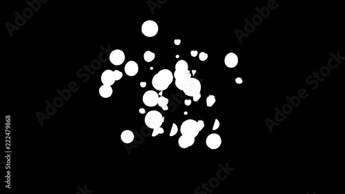 abstract fruits firework on alpha chenal