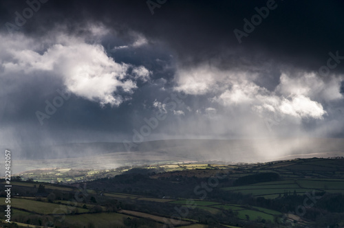 Rain over Dartmoor