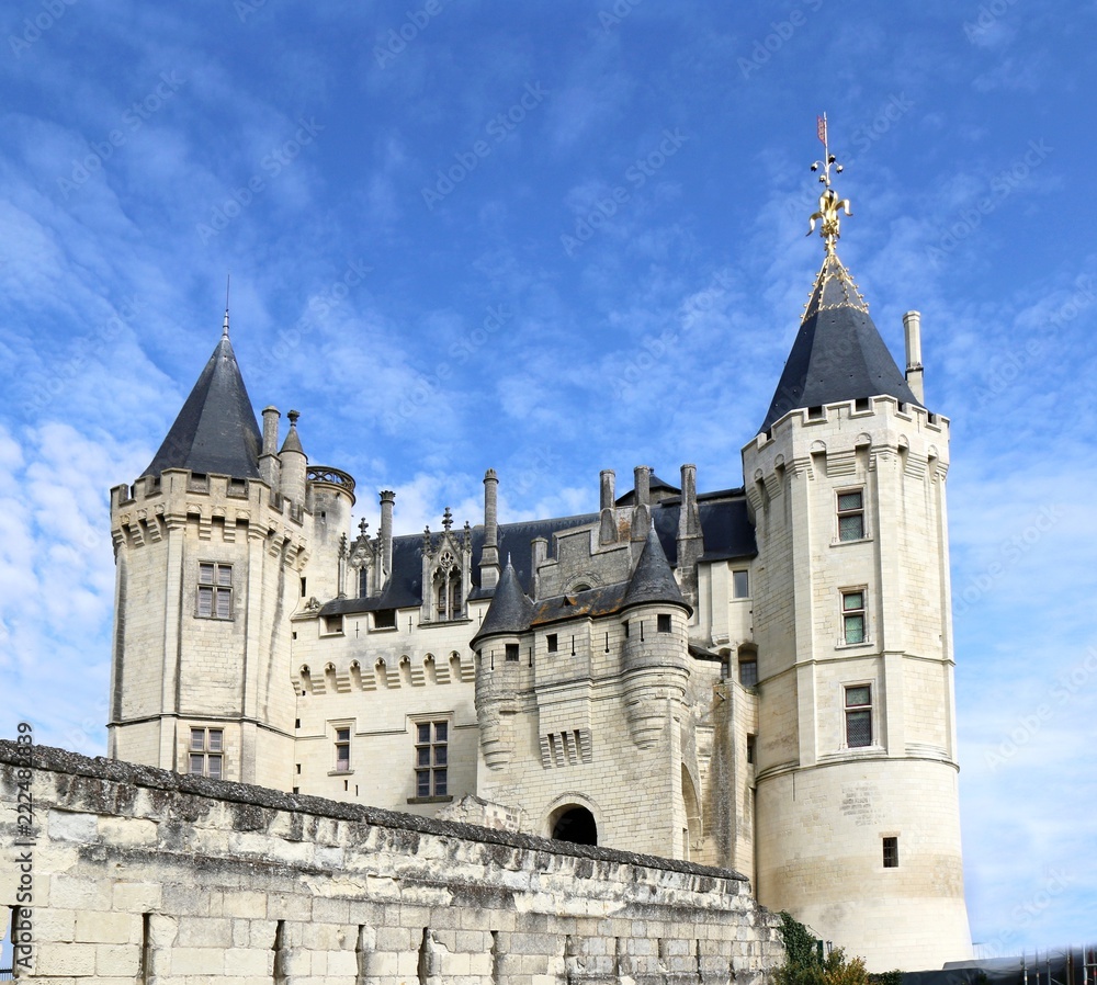 Chateau de Saumur, france, castle, chateau, france, tower, architecture, medieval, fortress, old, building, stone, history, ancient, fortification, historic,