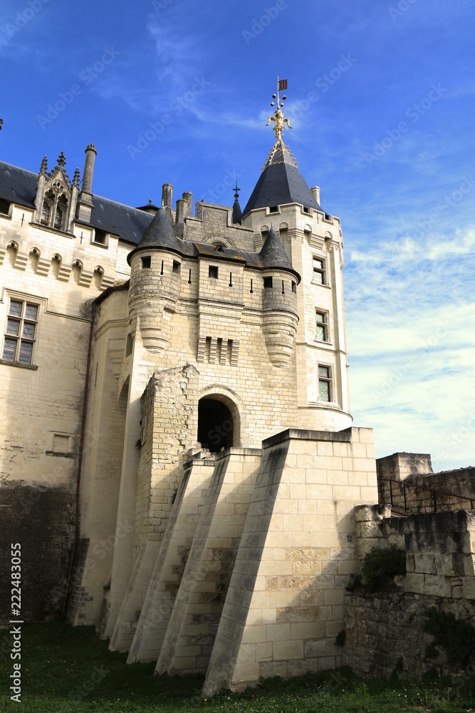 Chateau de Saumur, france, castle, chateau, france, tower, architecture, medieval, fortress, old, building, stone, history, ancient, fortification, historic,