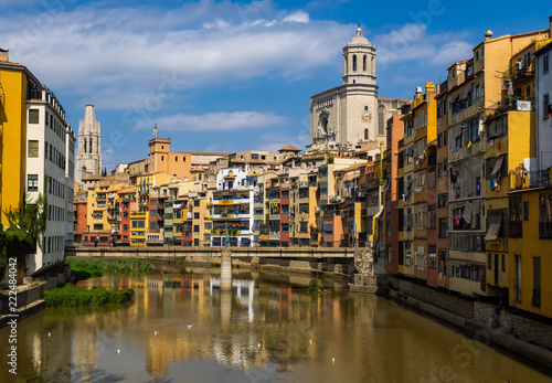 Riverside houses in Girona's Old quarter