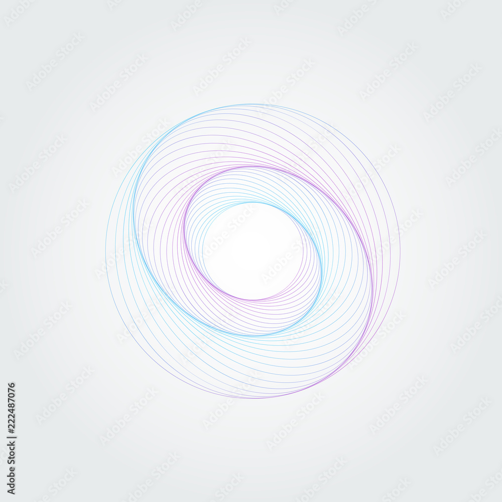 Modern abstract swirl design Modern abstract swirl design