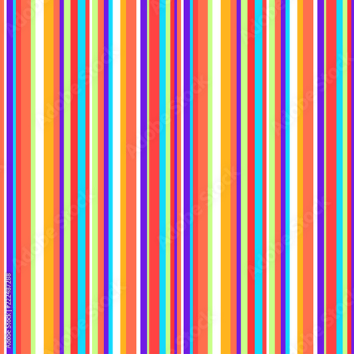 Striped multicolored background. Seamless vertical pattern. Abstract geometric wallpaper of the surface. Pretty texture. Print for banners, t-shirts and textiles. Doodle for design. Art creation