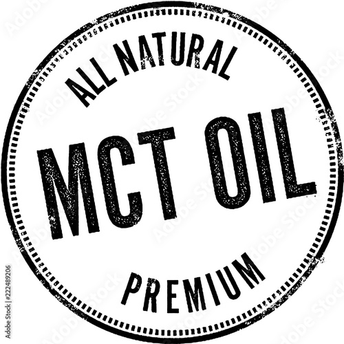MCT Oil Ketogenic Diet Stamp