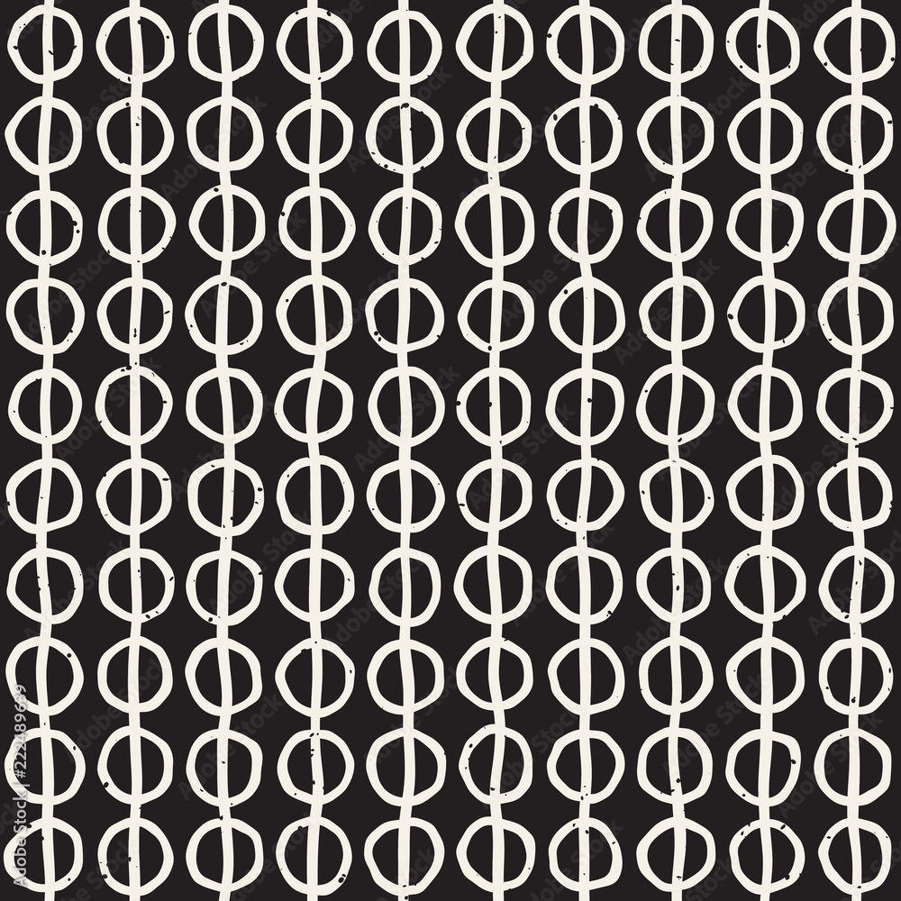 Hand drawn seamless pattern. Abstract geometric shapes background in black and white. Vector ethnic grungy texture. Hand drawn seamless pattern. Abstract geometric shapes background in black and white. Vector ethnic grungy texture.