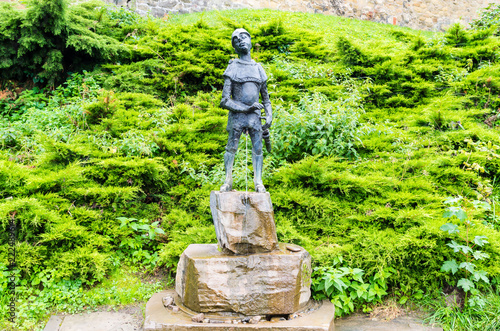 statue in the garden