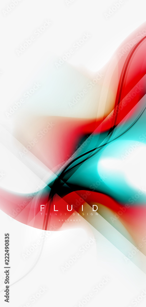Mixing liquid color flow abstract background. Trendy abstract layout template for business or technology presentation, internet poster or web brochure cover, wallpaper Mixing liquid color flow abstract background. Trendy abstract layout template for business or technology presentation, internet poster or web brochure cover, wallpaper
