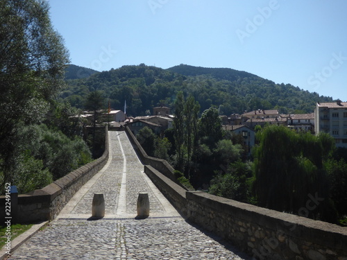 Sant Joan de les Abadesses. Pueblo de Girona, Cataluña, España