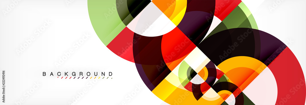 Vector circle abstract background Vector circle abstract background