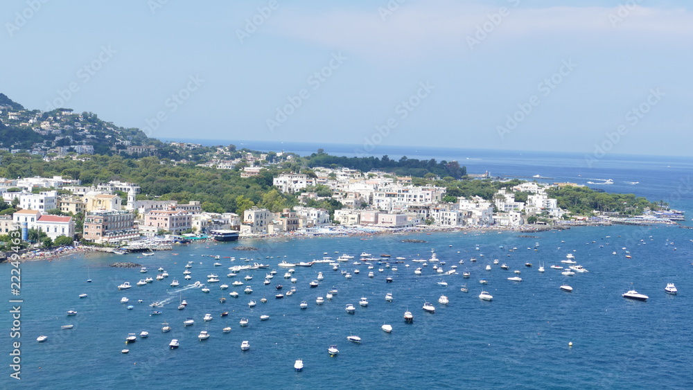 Ischia northeast coast view from Castello Aragonese Ischia northeast coast view from Castello Aragonese
